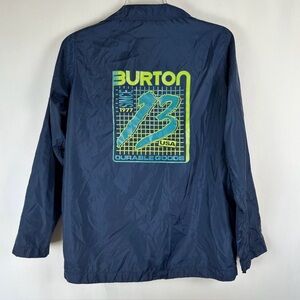 Burton Youth Windbreaker Dark Blue Lightweight Jacket